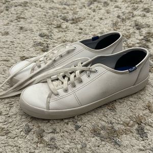 White leather Keds tennis shoes
